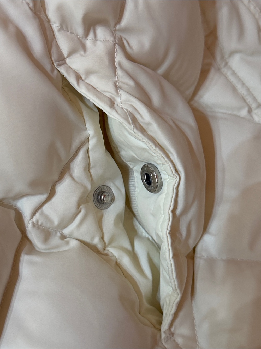 Eddie Bauer EB700 Women’s Goose Down White Diamond Quilted Puffer Jacket - Picture 11 of 12